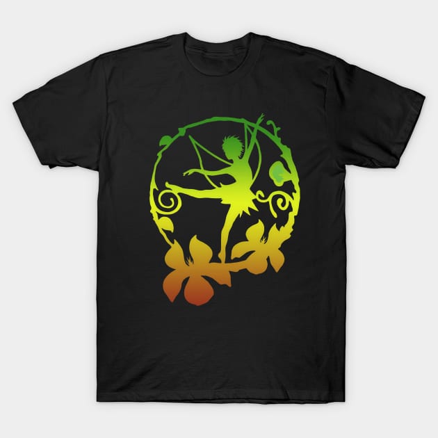 Fairy Flower circle T-Shirt by imphavok